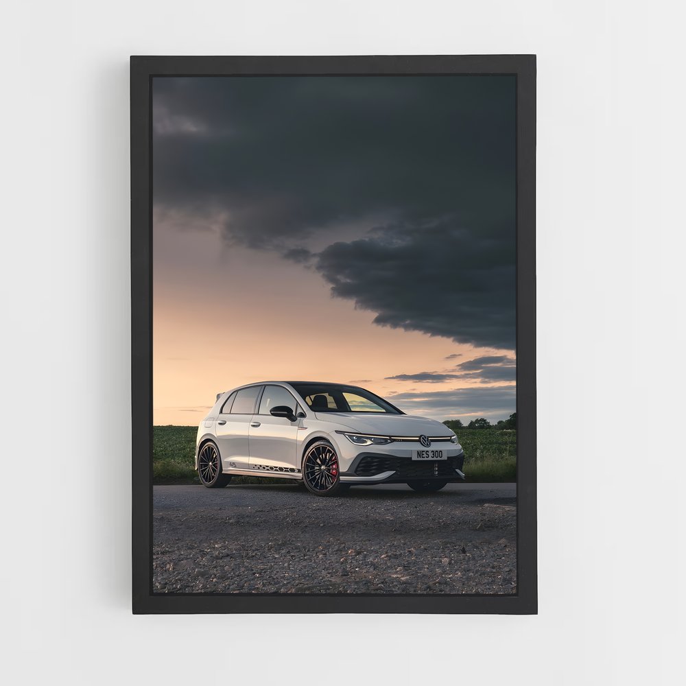Poster Golf GTI: Route Gravel – affiche Volkswagen (vue 2)